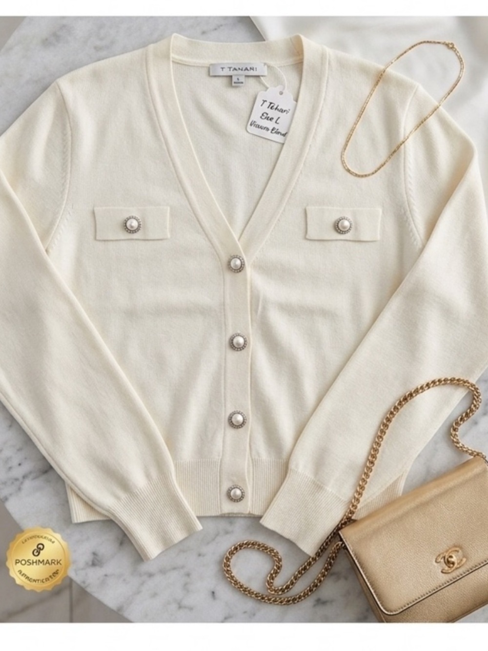 Viscose Blend TTahari NY
Luxury Light Soft Cardigan size Large